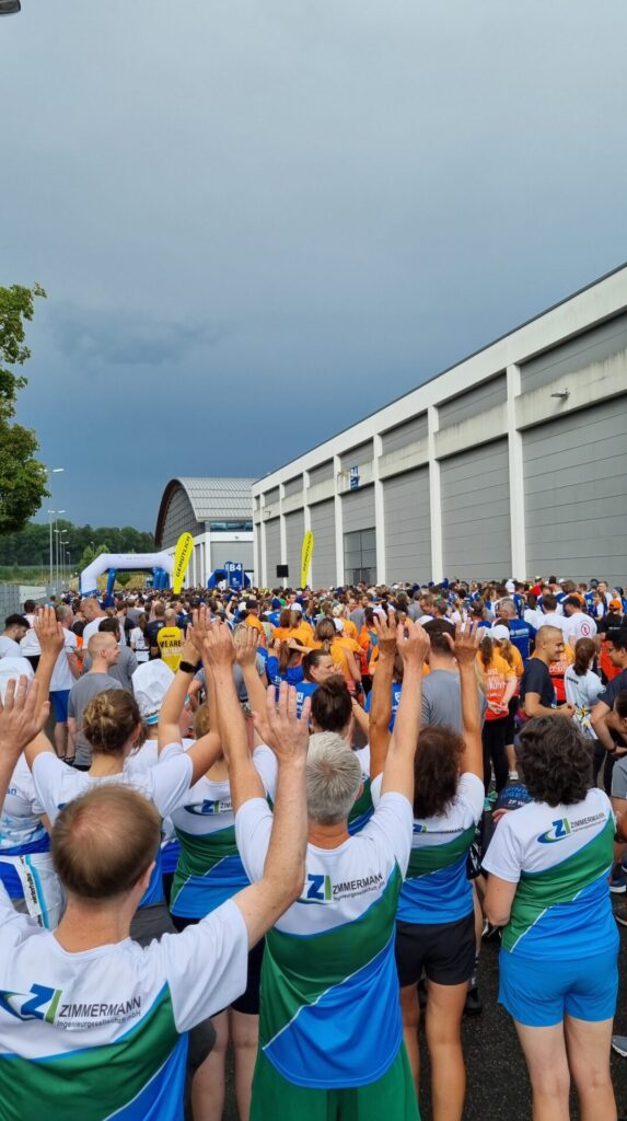 Unsere Mitarbeiter/innen beim Firmenlauf